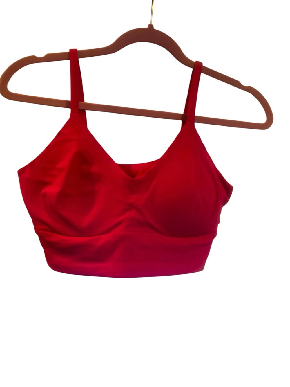 NWT Lululemon Focuser Scoopneck Bra C/D Size Medium PINK FLARE